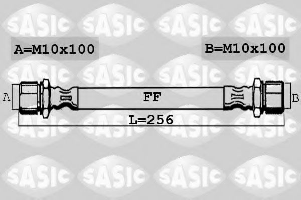 SASIC 6600020 Тормозной шланг SASIC 