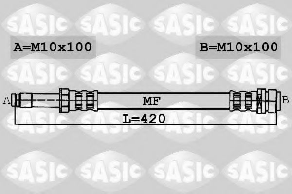 SASIC 6606003 Тормозной шланг SASIC 