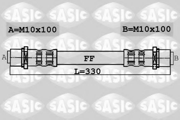 SASIC 6606008 Тормозной шланг SASIC 