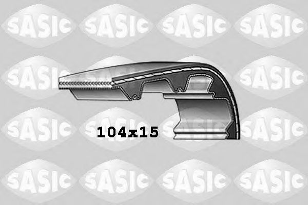 SASIC 1766013 Ремень ГРМ для FIAT SEICENTO