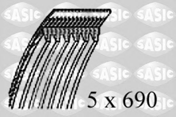 SASIC 1770027 Ремень генератора SASIC 