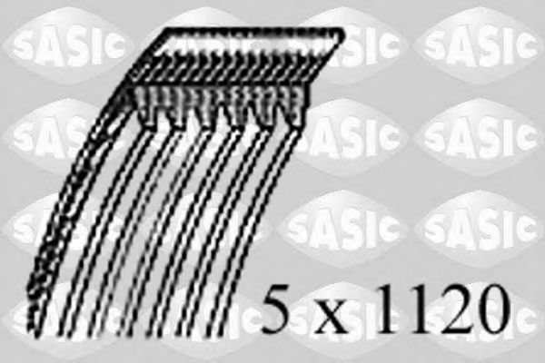 SASIC 1770046 Ремень генератора SASIC для NISSAN