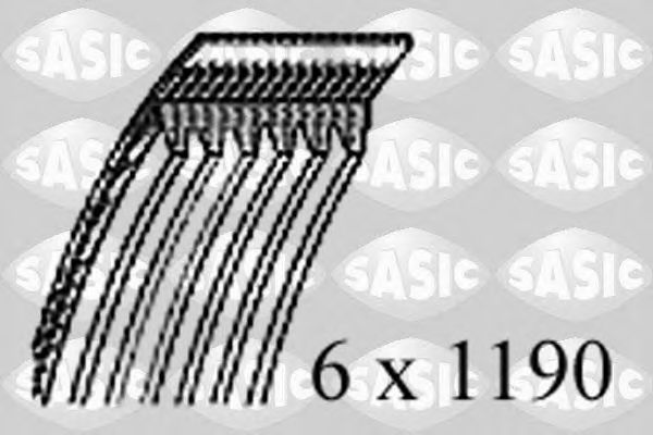 SASIC 1770048 Ремень генератора SASIC для RENAULT