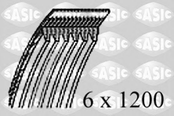 SASIC 1770049 Ремень генератора SASIC для NISSAN