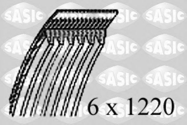SASIC 1770054 Ремень генератора SASIC для RENAULT