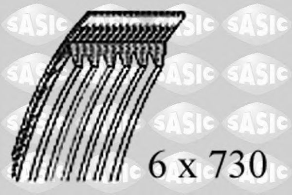 SASIC 1770063 Ремень генератора SASIC для NISSAN
