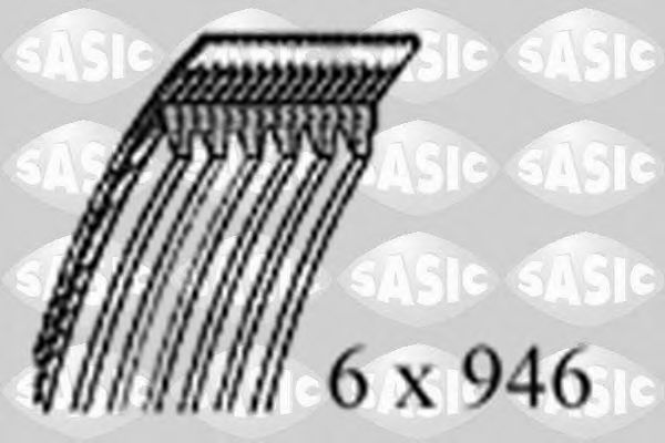 SASIC 1770073 Ремень генератора SASIC для SEAT