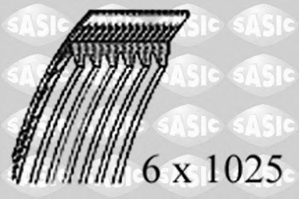 SASIC 1770078 Ремень генератора SASIC для NISSAN