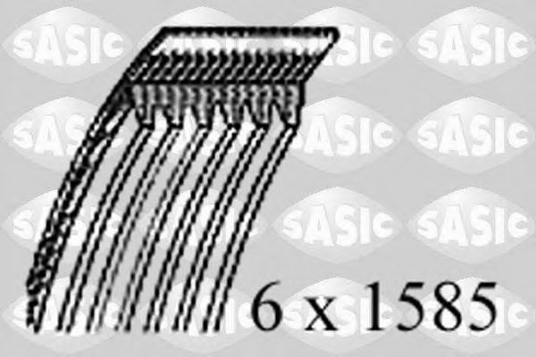 SASIC 1770103 Ремень генератора SASIC для RENAULT