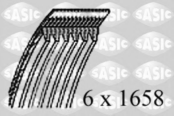 SASIC 1770112 Ремень генератора SASIC для SEAT