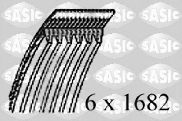 SASIC 1770114 Ремень генератора SASIC для RENAULT