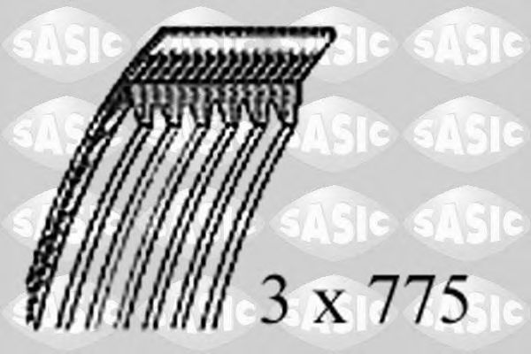 SASIC 1774003 Ремень генератора SASIC для RENAULT