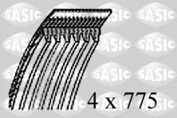 SASIC 1774011 Ремень генератора SASIC для RENAULT