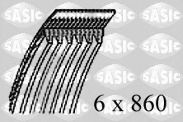 SASIC 1774037 Ремень генератора SASIC для SEAT