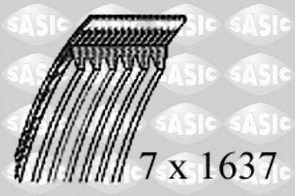 SASIC 1774059 Ремень генератора SASIC для NISSAN