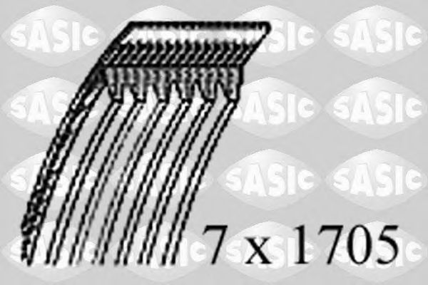SASIC 1774060 Ремень генератора SASIC для NISSAN