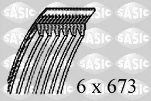 SASIC 1776058 Ремень генератора SASIC для NISSAN