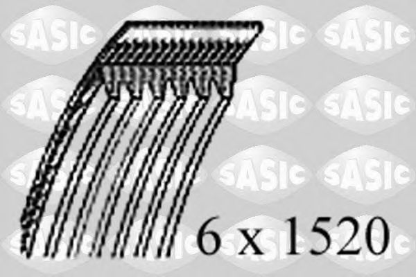 SASIC 1776072 Ремень генератора SASIC для SKODA