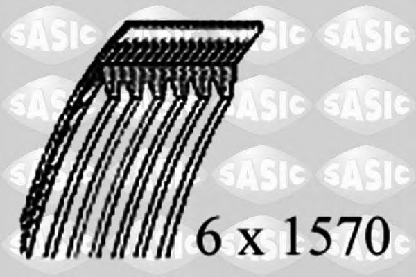 SASIC 1776076 Ремень генератора SASIC для SEAT