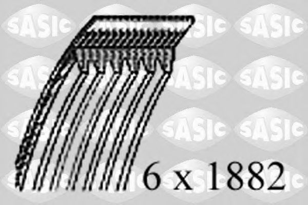 SASIC 1776085 Ремень генератора SASIC для SKODA