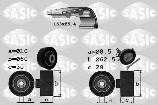 SASIC 1750029 Комплект ГРМ SASIC для FIAT