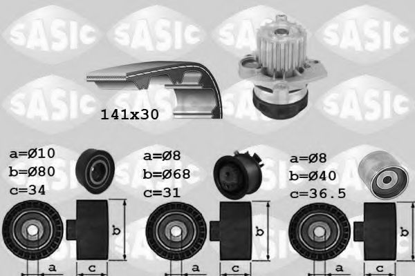 SASIC 3906028 Комплект ГРМ SASIC для MITSUBISHI