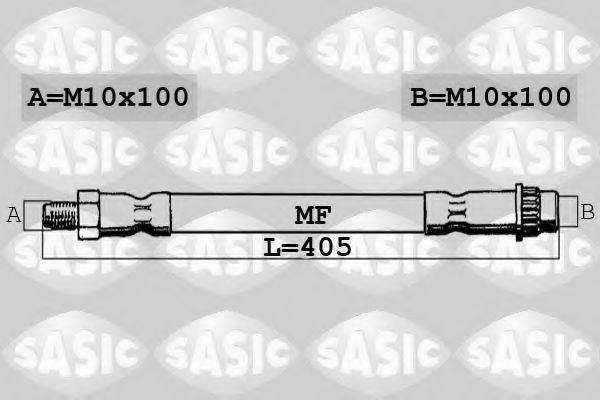 SASIC 6604025 Тормозной шланг SASIC 