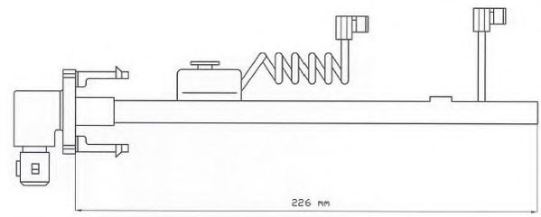 BERAL UAI116 Скоба тормозного суппорта для VOLVO B 12