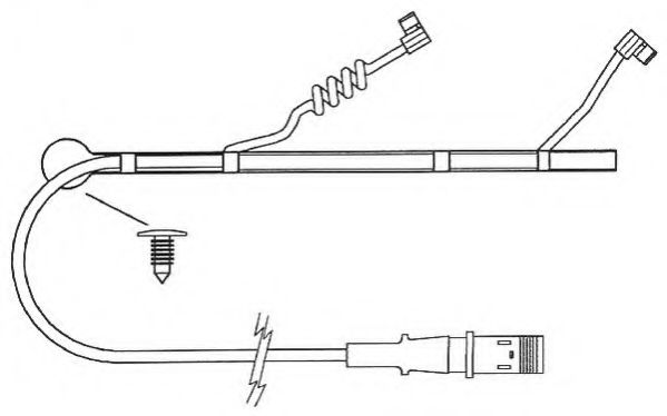 BERAL UAI164 Скобы тормозных колодок для MAN LION