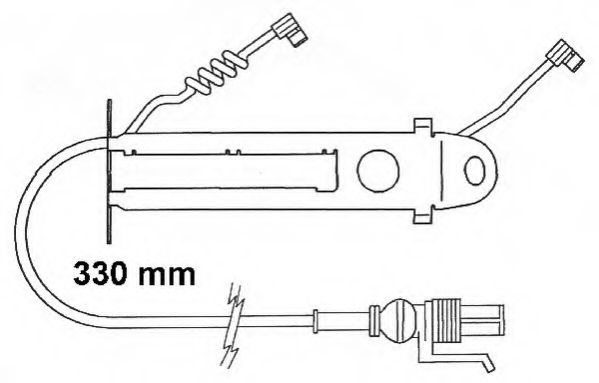 ABEX FAI152 Скобы тормозных колодок для DAF