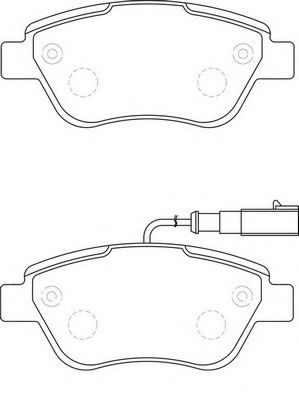 DURON DBP231946 Тормозные колодки DURON для FIAT