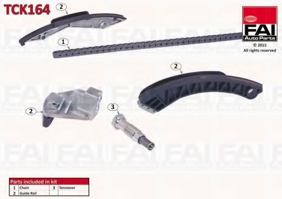 FAI AutoParts TCK164 Комплект цепи привода распредвала 