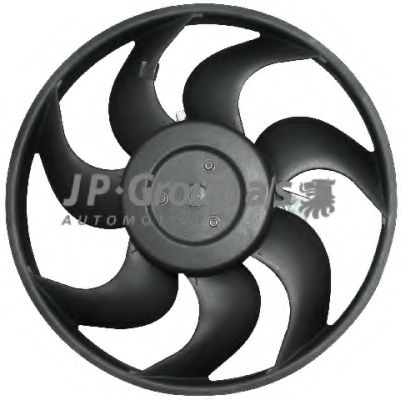 JP GROUP 1199105970 Вентилятор системы охлаждения двигателя для PORSCHE