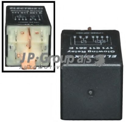 JP GROUP 1199206600 Реле, система накаливания  JP GROUP 1199206600 Реле, система накаливания