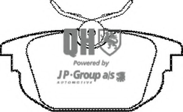 JP GROUP 3363700419 Тормозные колодки JP GROUP для LANCIA