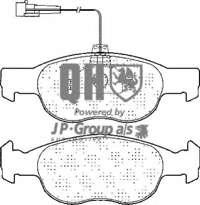 JP GROUP 3363600219 Тормозные колодки JP GROUP для FIAT