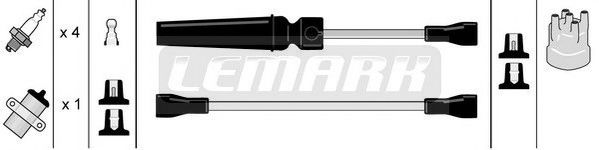 LUS507 STANDARD Комплект проводов зажигания LUS507 STANDARD Комплект проводов зажигания