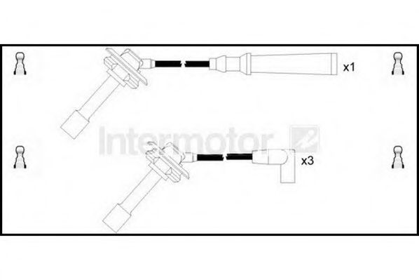 STANDARD 76274 Комплект проводов зажигания 