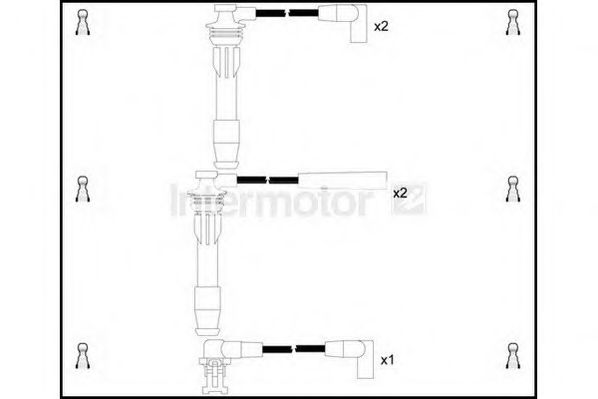 73304 STANDARD Комплект проводов зажигания 73304 STANDARD Комплект проводов зажигания