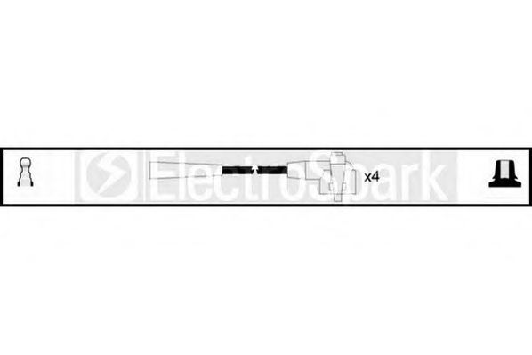OEK223 STANDARD Комплект проводов зажигания OEK223 STANDARD Комплект проводов зажигания