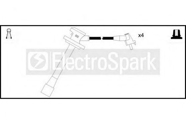 OEK326 STANDARD Комплект проводов зажигания OEK326 STANDARD Комплект проводов зажигания
