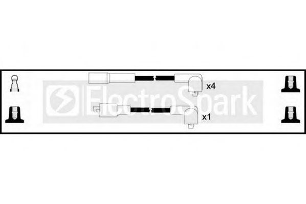 OEK004 STANDARD Комплект проводов зажигания OEK004 STANDARD Комплект проводов зажигания