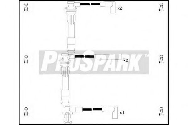 OES455 STANDARD Комплект проводов зажигания OES455 STANDARD Комплект проводов зажигания