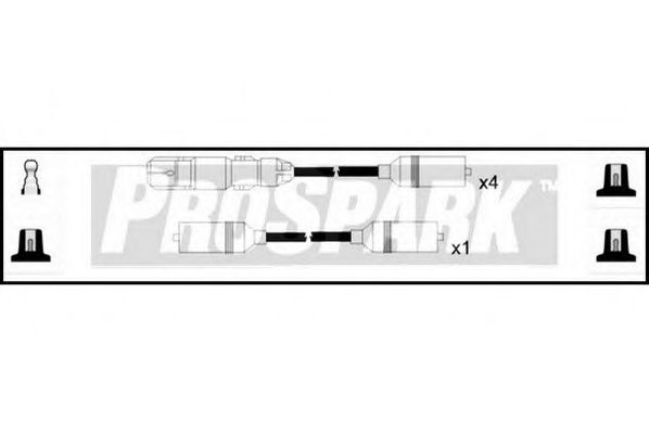 STANDARD OES583 Комплект проводов зажигания STANDARD OES583 Комплект проводов зажигания