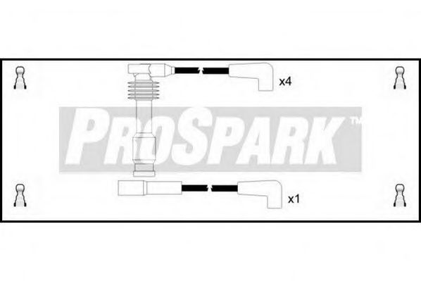 STANDARD OES604 Комплект проводов зажигания STANDARD OES604 Комплект проводов зажигания
