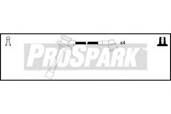 STANDARD OES992 Комплект проводов зажигания STANDARD OES992 Комплект проводов зажигания
