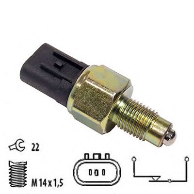 SIDAT 3234205 Выключатель, фара заднего хода 