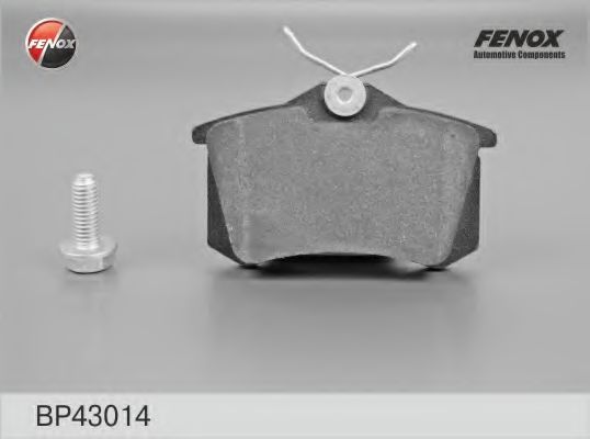 FENOX BP43014 Тормозные колодки для SKODA ROOMSTER