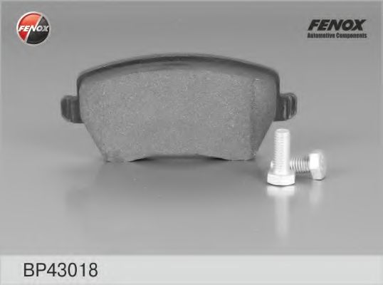 FENOX BP43018 Тормозные колодки для RENAULT CLIO