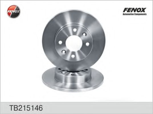 FENOX TB215146 Тормозные диски FENOX для DACIA